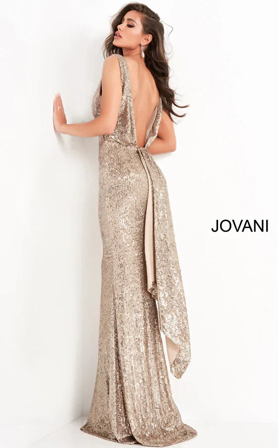 Jovani 03854 Sleeveless Sexy Long Prom Dress