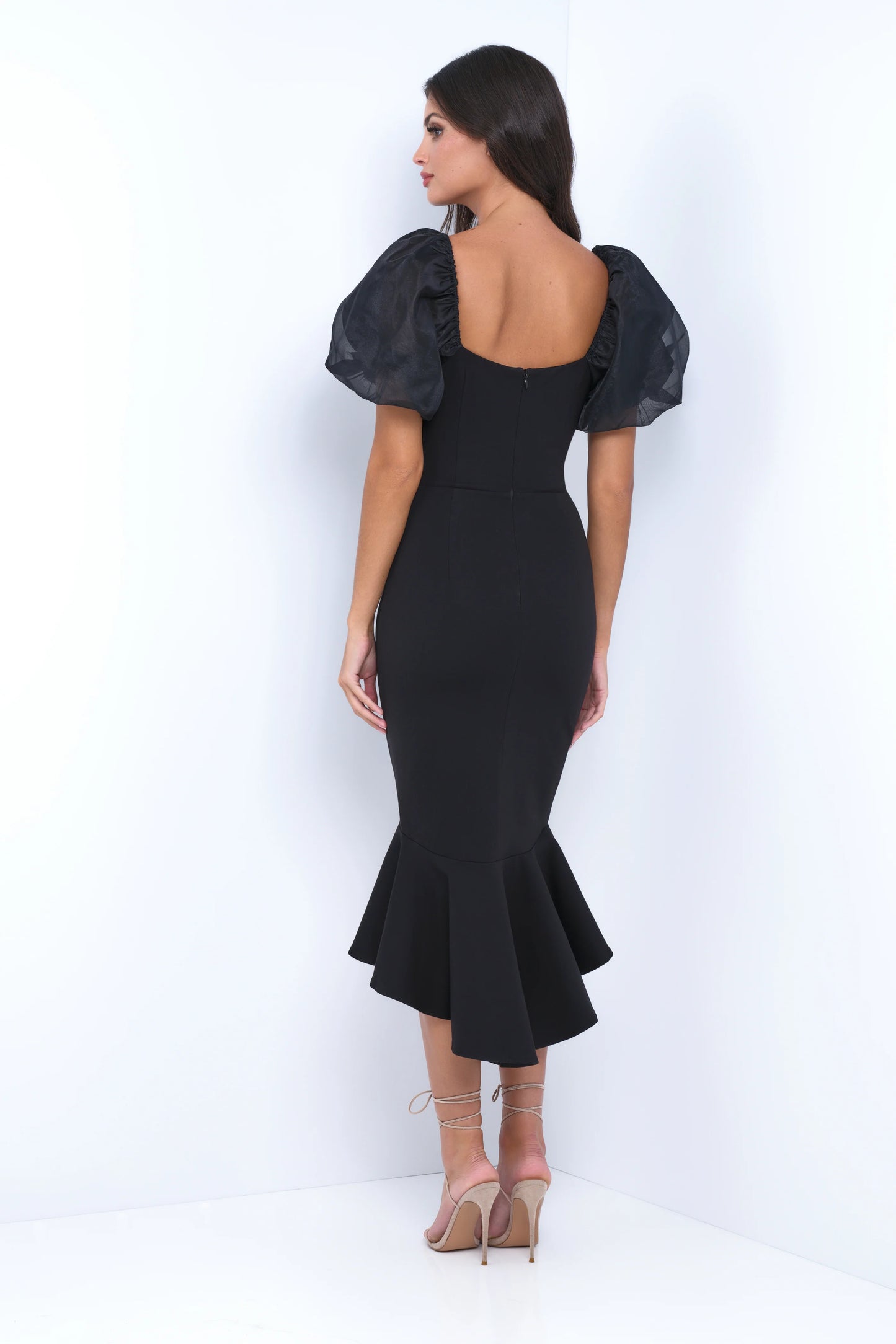 Diana Midi Dress - Black