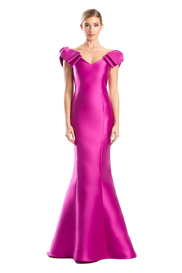 Alexander by Daymor 1773S23 Long Applique Formal Mermaid Evening Dress