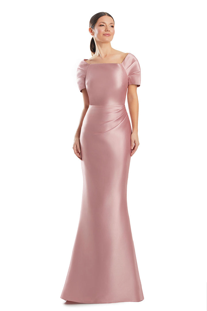 Alexander by Daymor 1967S24 Long Formal Beaded Button Mermaid Evening Dress