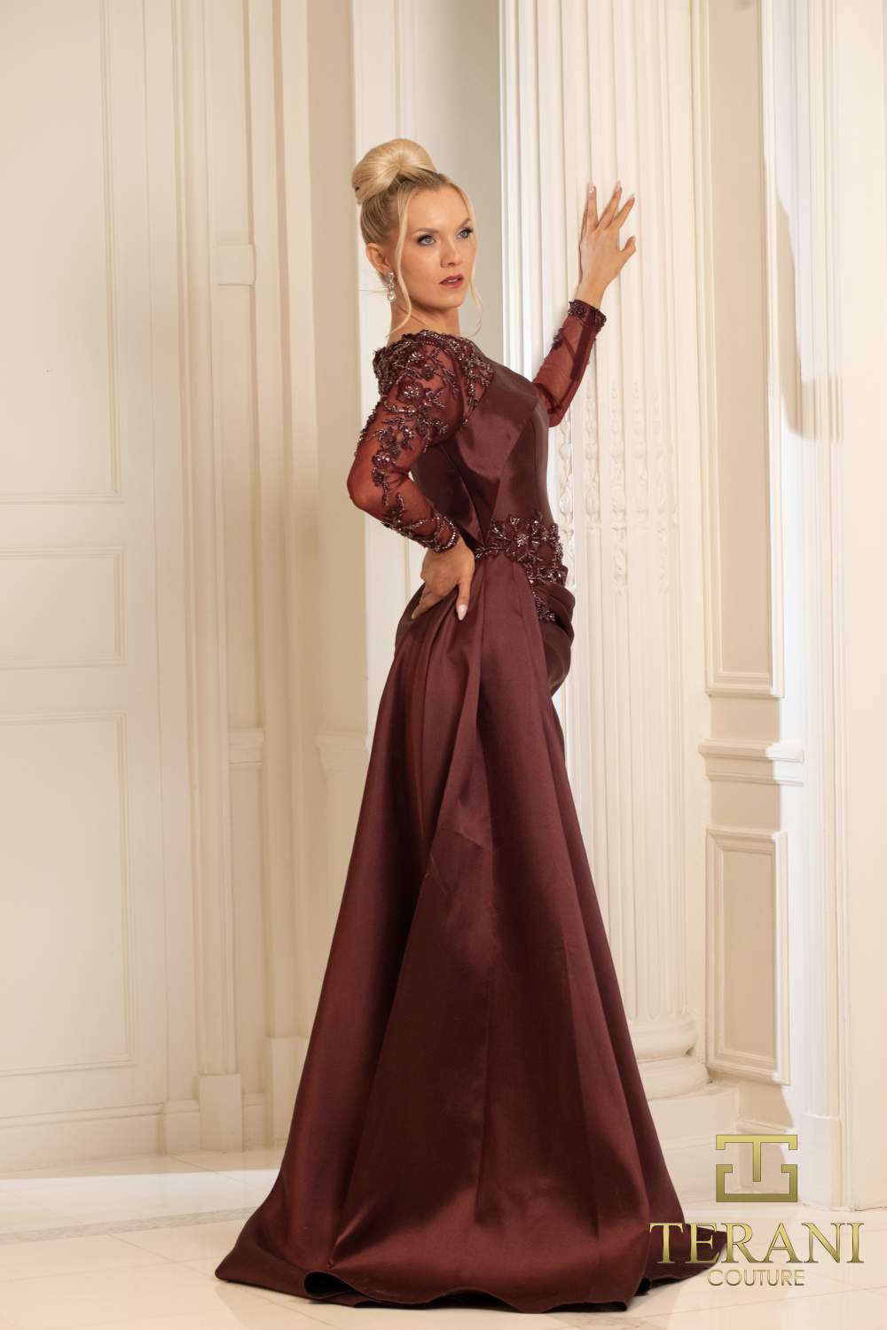 Terani Couture 252M5344 Long Formal Mother of the Bride Dress