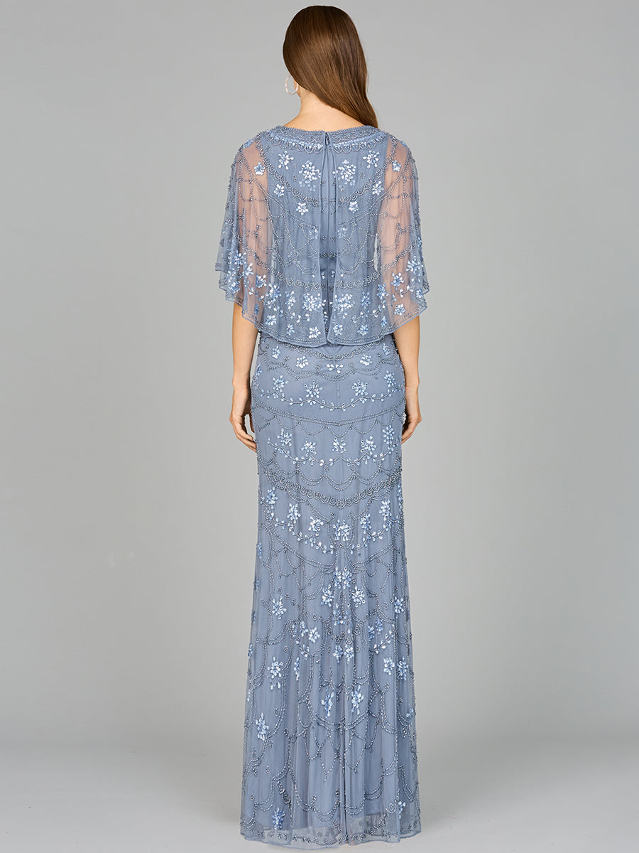 Lara Dresses 29091 Modest Long Formal Beaded Mother of the Bride Dress