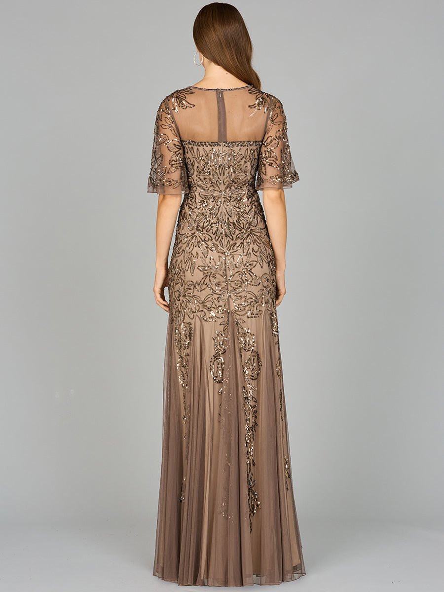 Lara Dresses 29092 Long Evening Gown Beaded Formal Dress
