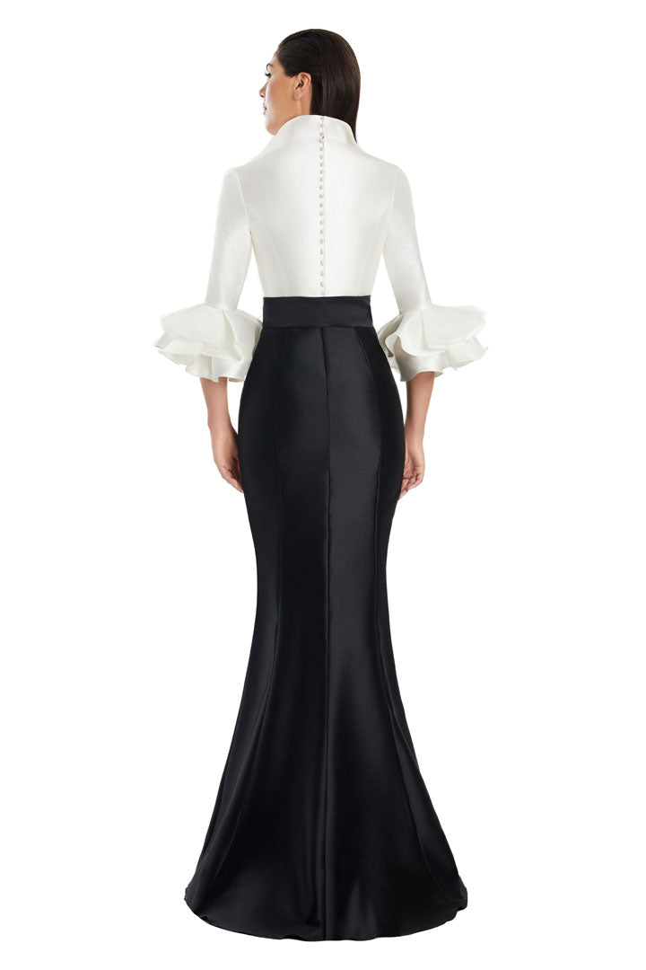 Alexander by Daymor 3087S25 Long Mermaid Formal Ruffle Dress
