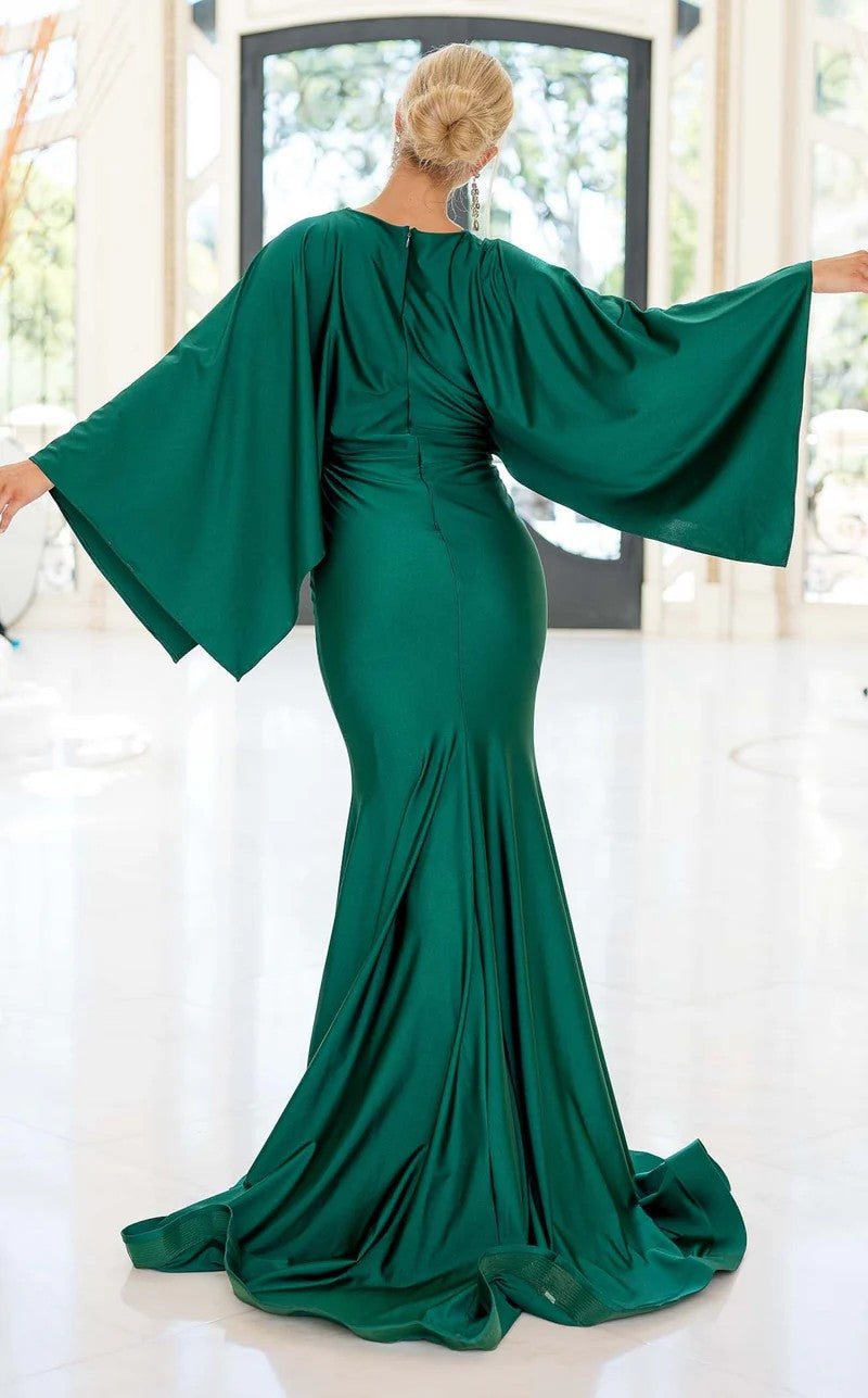 Jessica Angel 335 Long Formal Kimono Sleeves Evening Dress