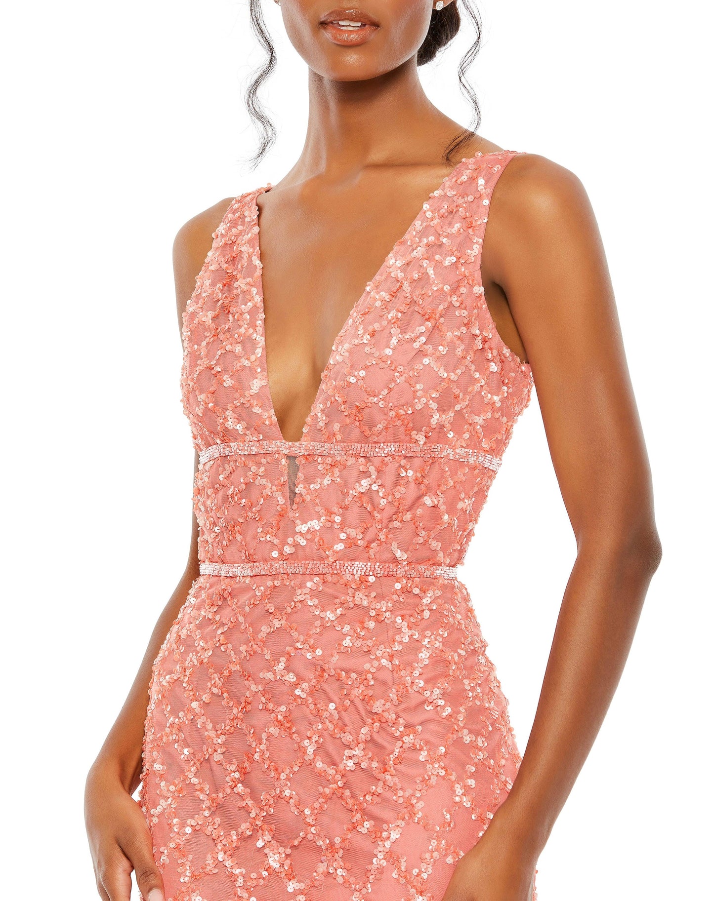 Sleeveless Formal Dress Sleeveless Detail Mac Duggal 5669