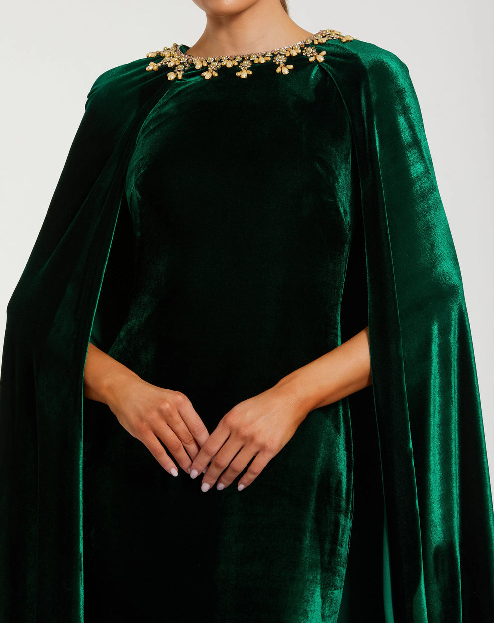 Long Velvet Dress Formal Mother of the Bride Mac Duggal 68977