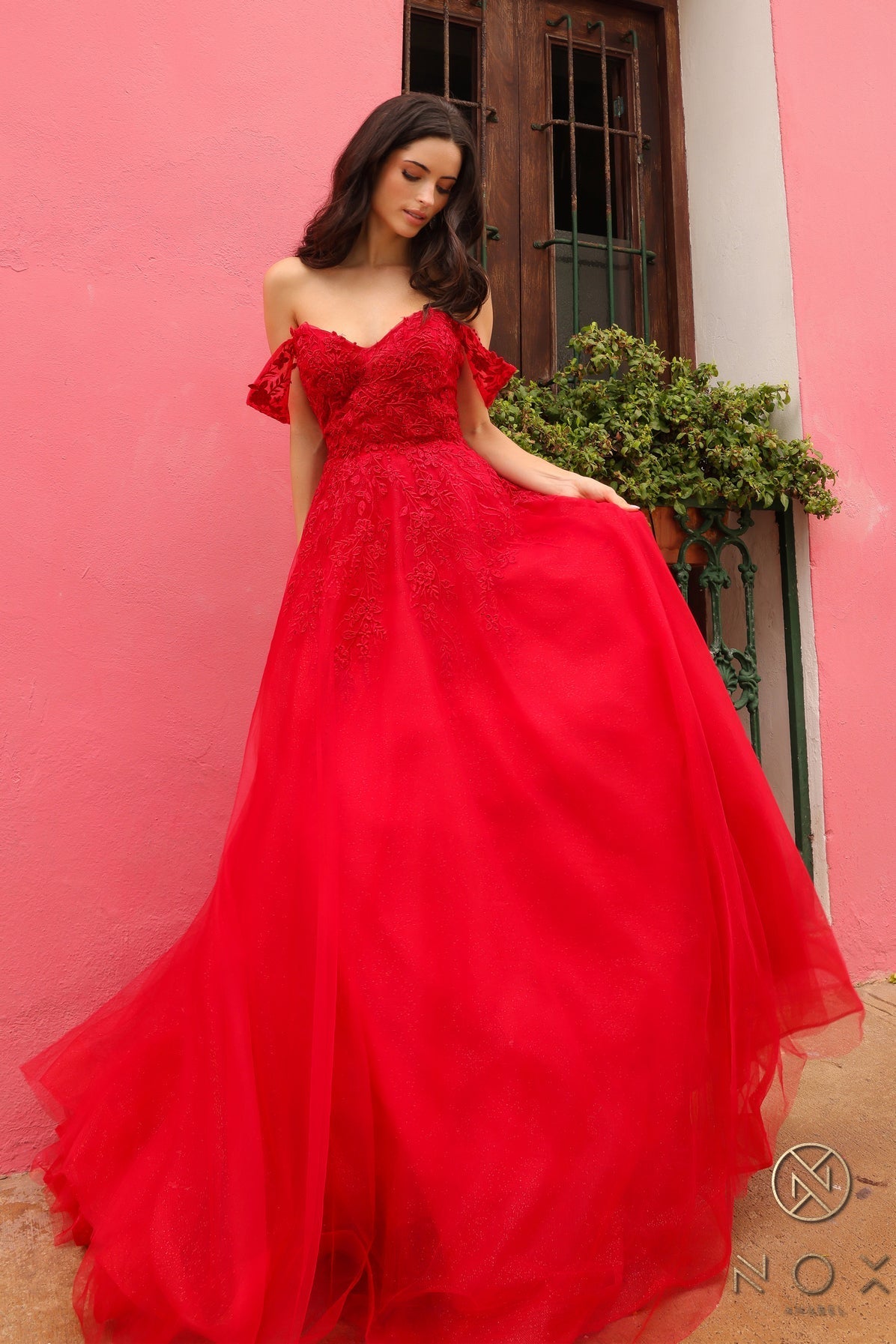 Nox Anabel R1303 Long A Line Prom Ballgown