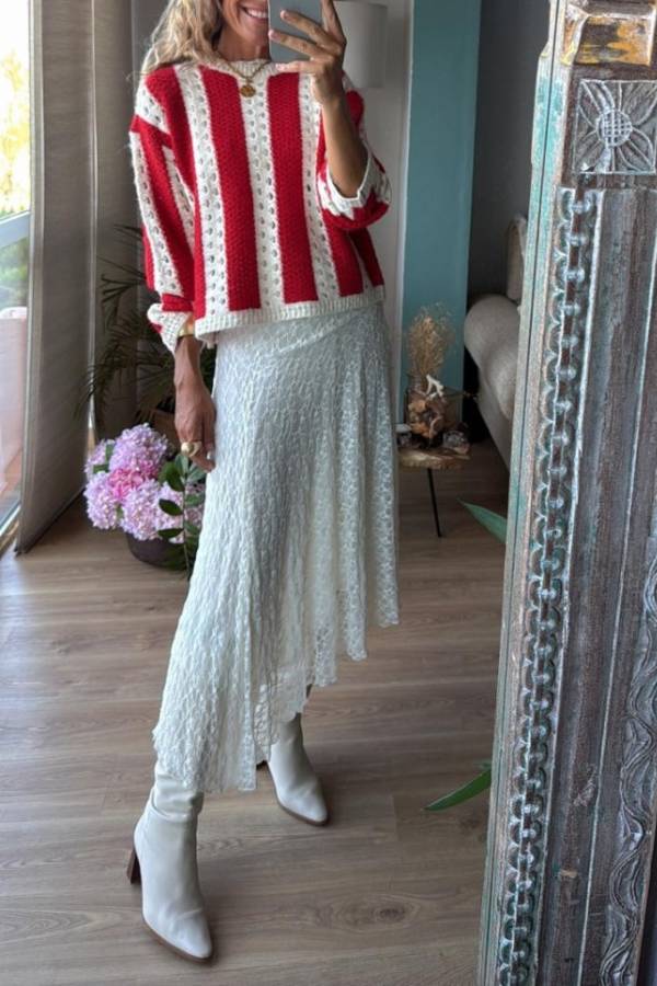 TRIANA white/red, jersey