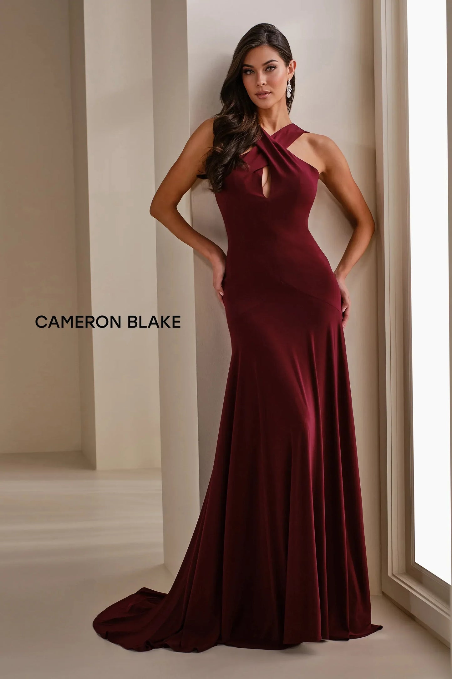 Cameron Blake CB911 Mermaid Long Formal Evening Gown
