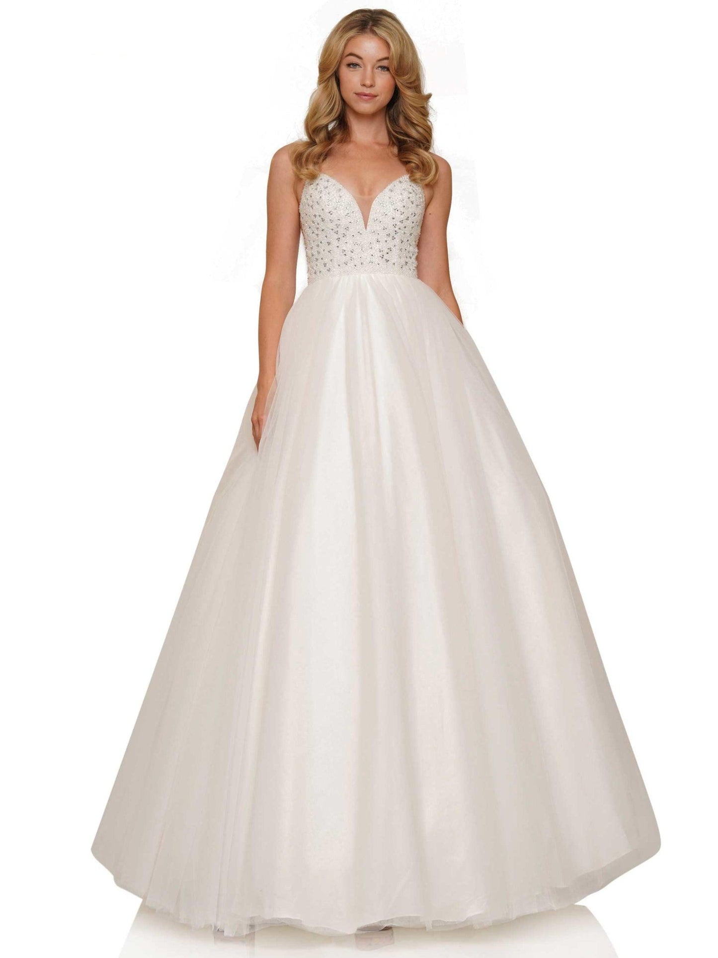 Colors 2382 Colors Long Formal Beaded Prom Dress