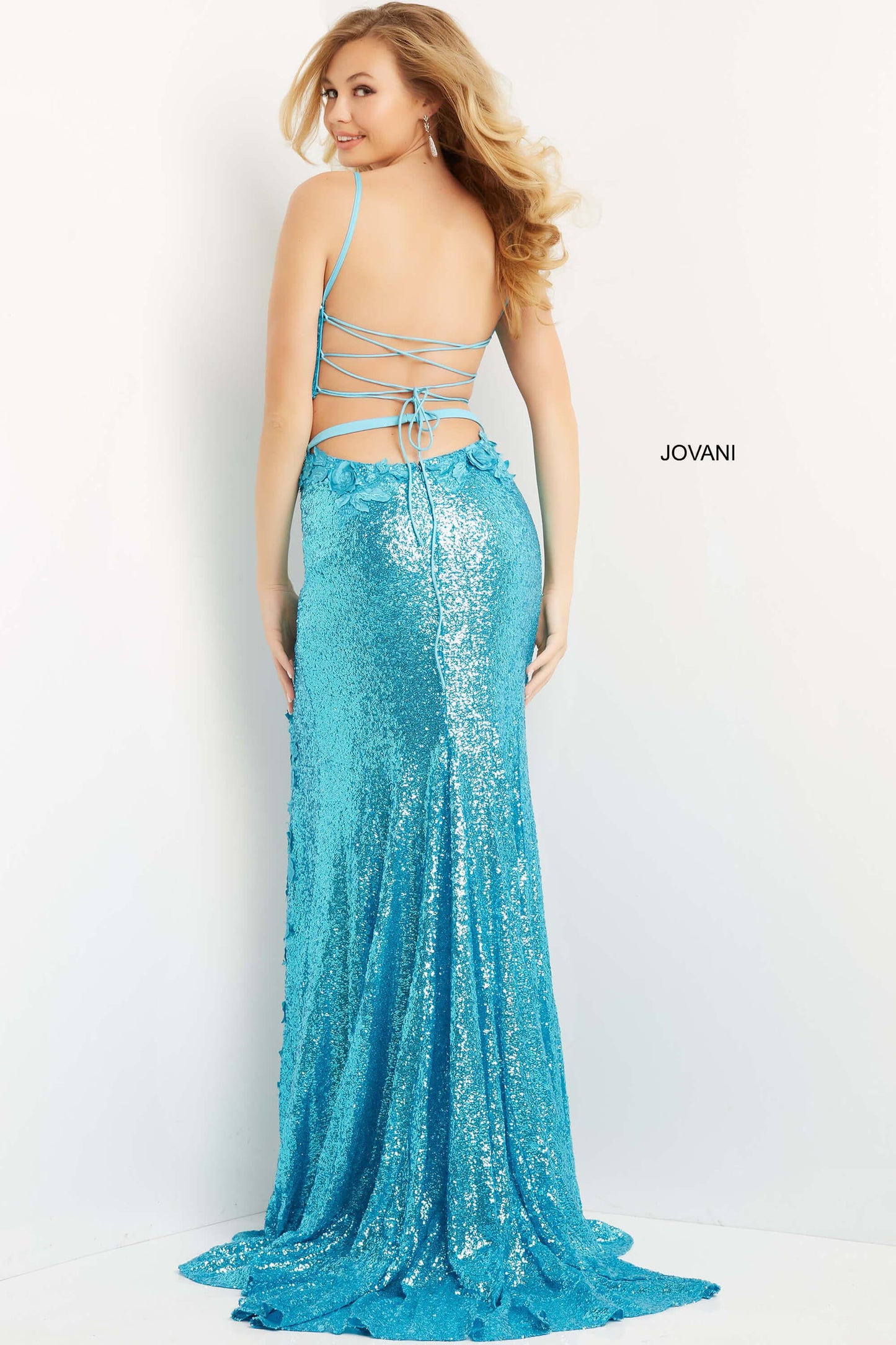 Jovani 08471 Two Piece Formal Long Prom Dress