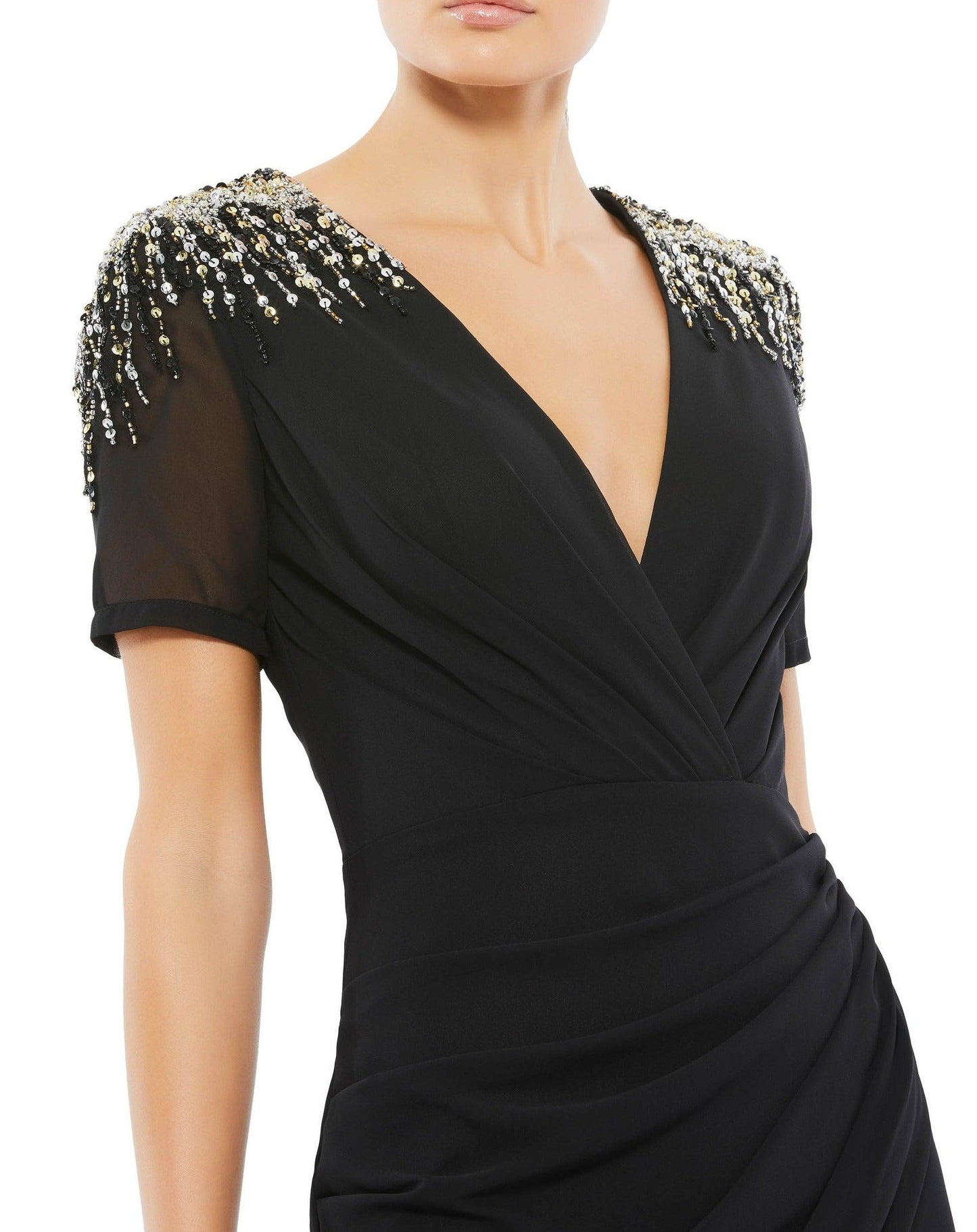 Long Formal Evening Dress Formal Silhouette Mac Duggal 55704