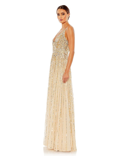 Long Spaghetti Strap Prom Dress Spaghetti Straps Mac Duggal 10928