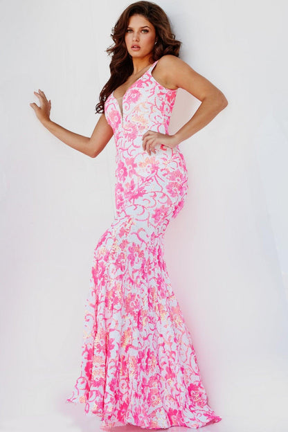 Jovani 08257 Long Formal Evening Prom Dress