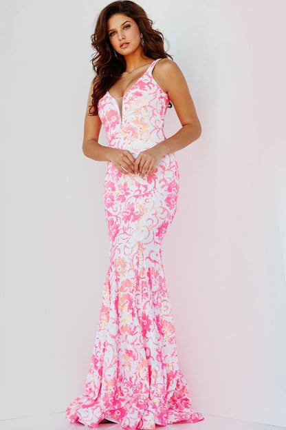 Jovani 08257 Long Formal Evening Prom Dress