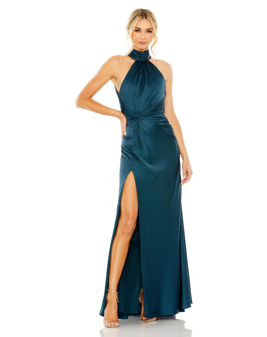 Prom Formal High Halter Long Dress High Halter Prom Formal Mac Duggal 11642