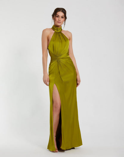 Prom Formal High Halter Long Dress High Halter Prom Formal Mac Duggal 11642