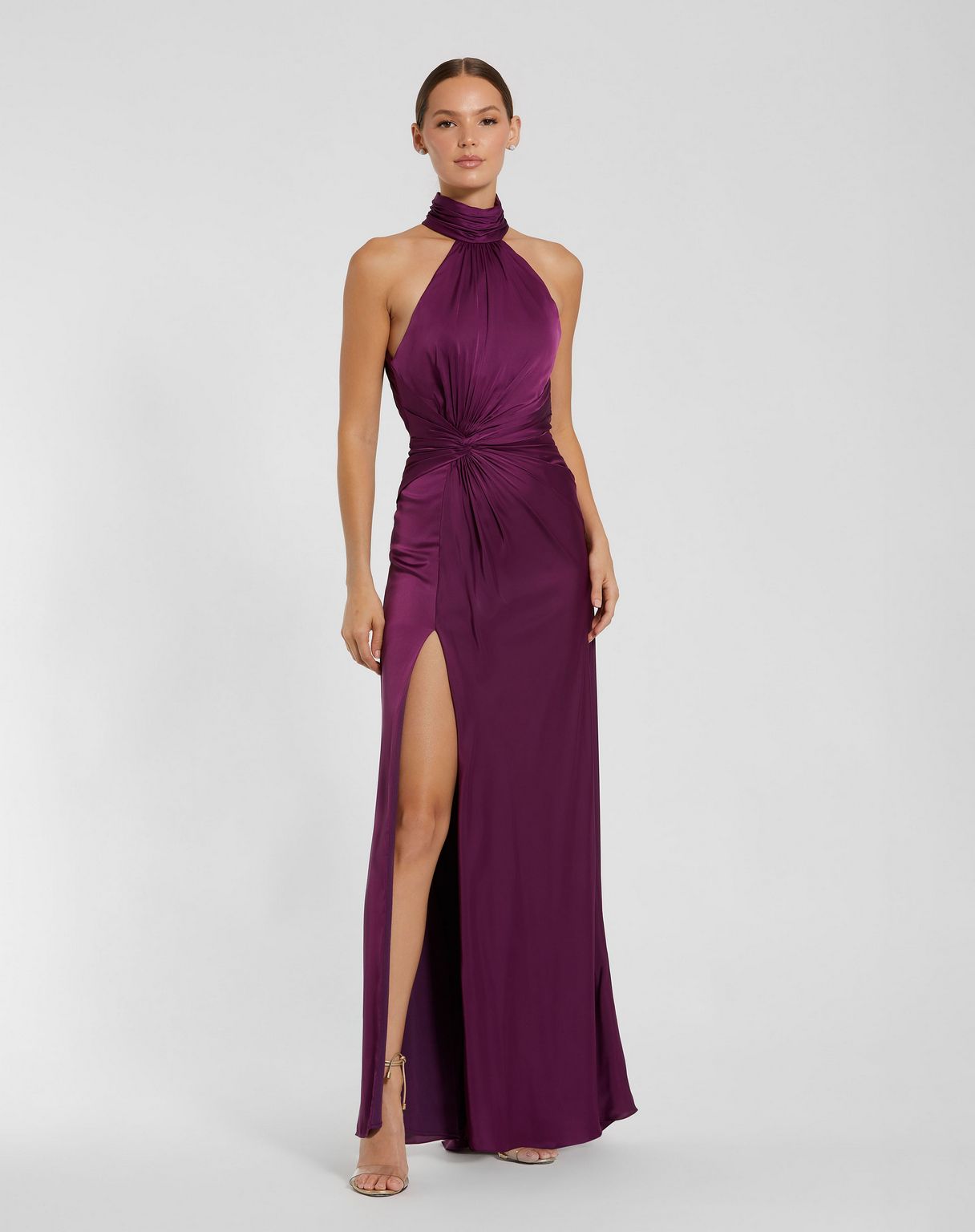 Prom Formal High Halter Long Dress High Halter Prom Formal Mac Duggal 11642