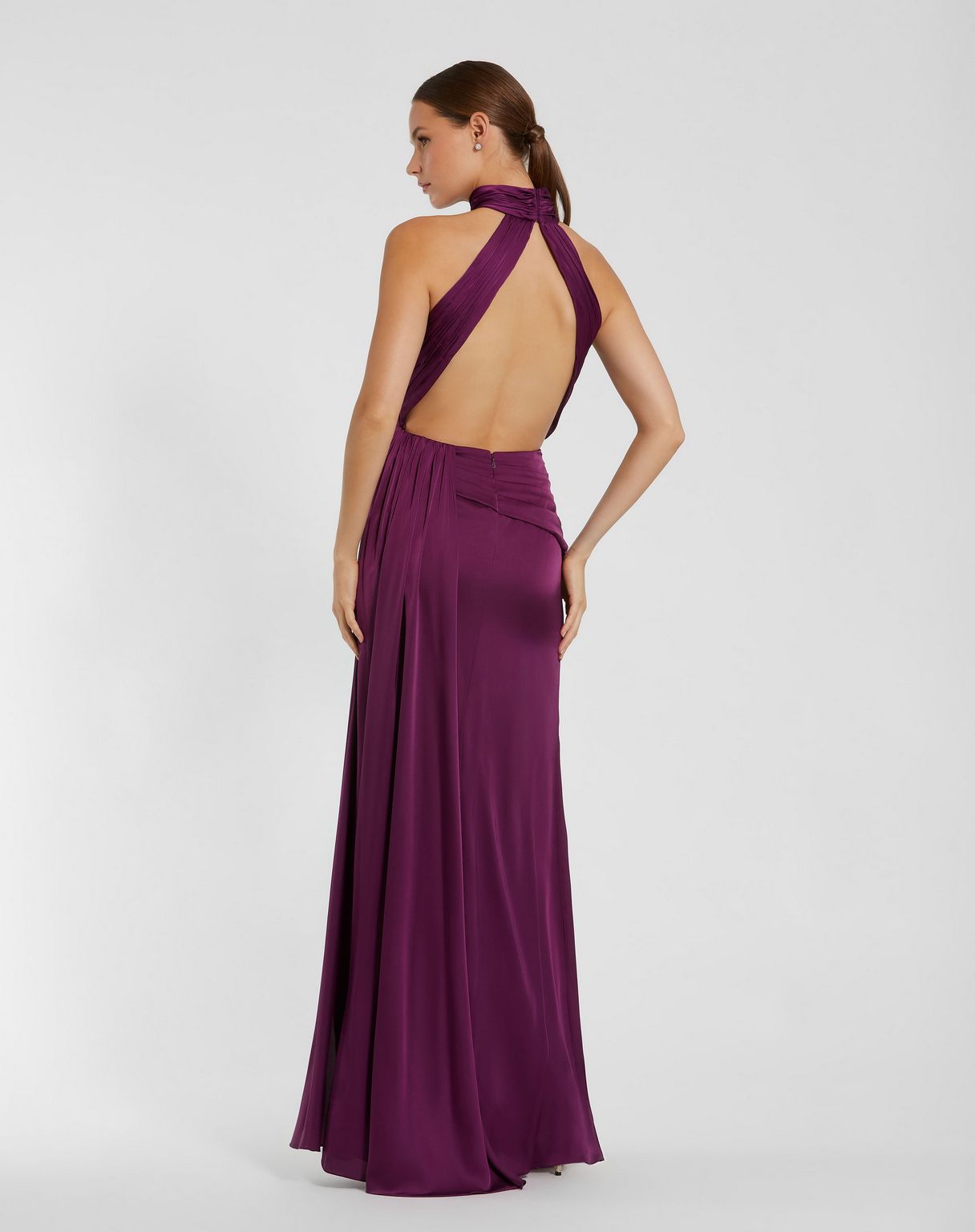 Prom Formal High Halter Long Dress High Halter Prom Formal Mac Duggal 11642