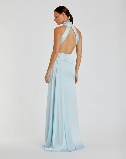 Prom Formal High Halter Long Dress High Halter Prom Formal Mac Duggal 11642