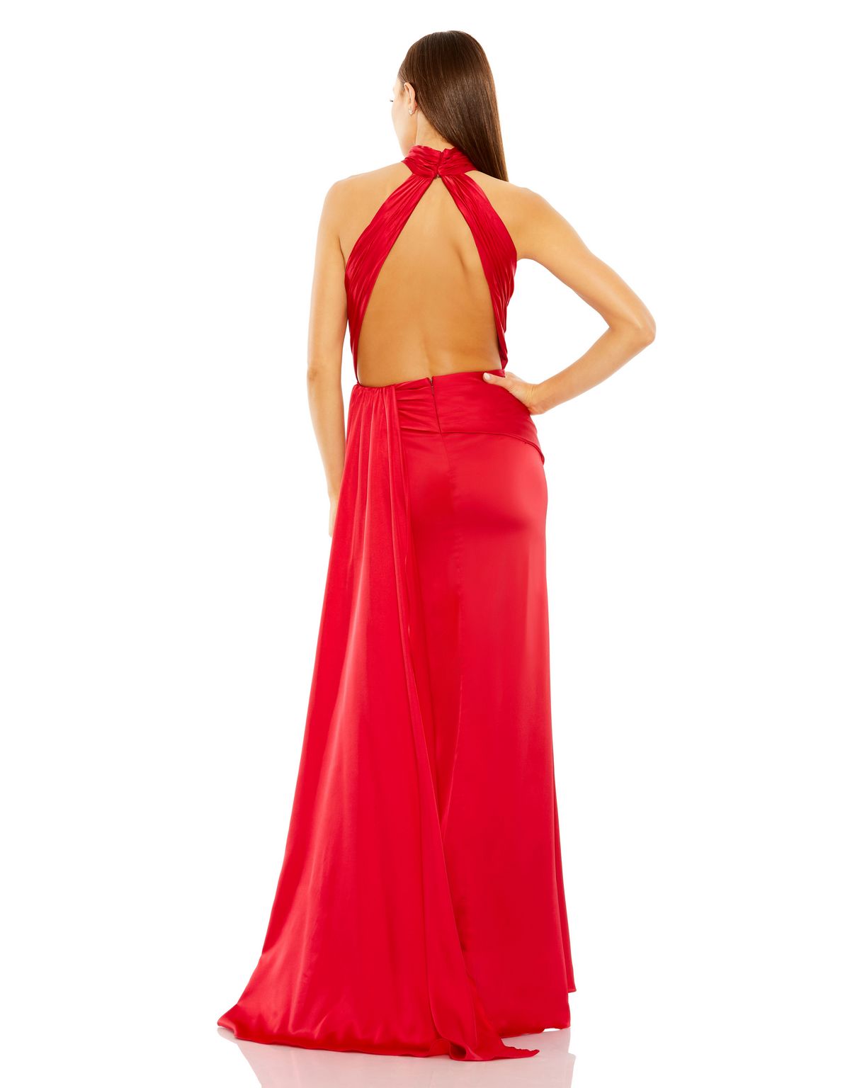 Prom Formal High Halter Long Dress High Halter Prom Formal Mac Duggal 11642