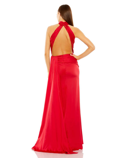 Prom Formal High Halter Long Dress High Halter Prom Formal Mac Duggal 11642
