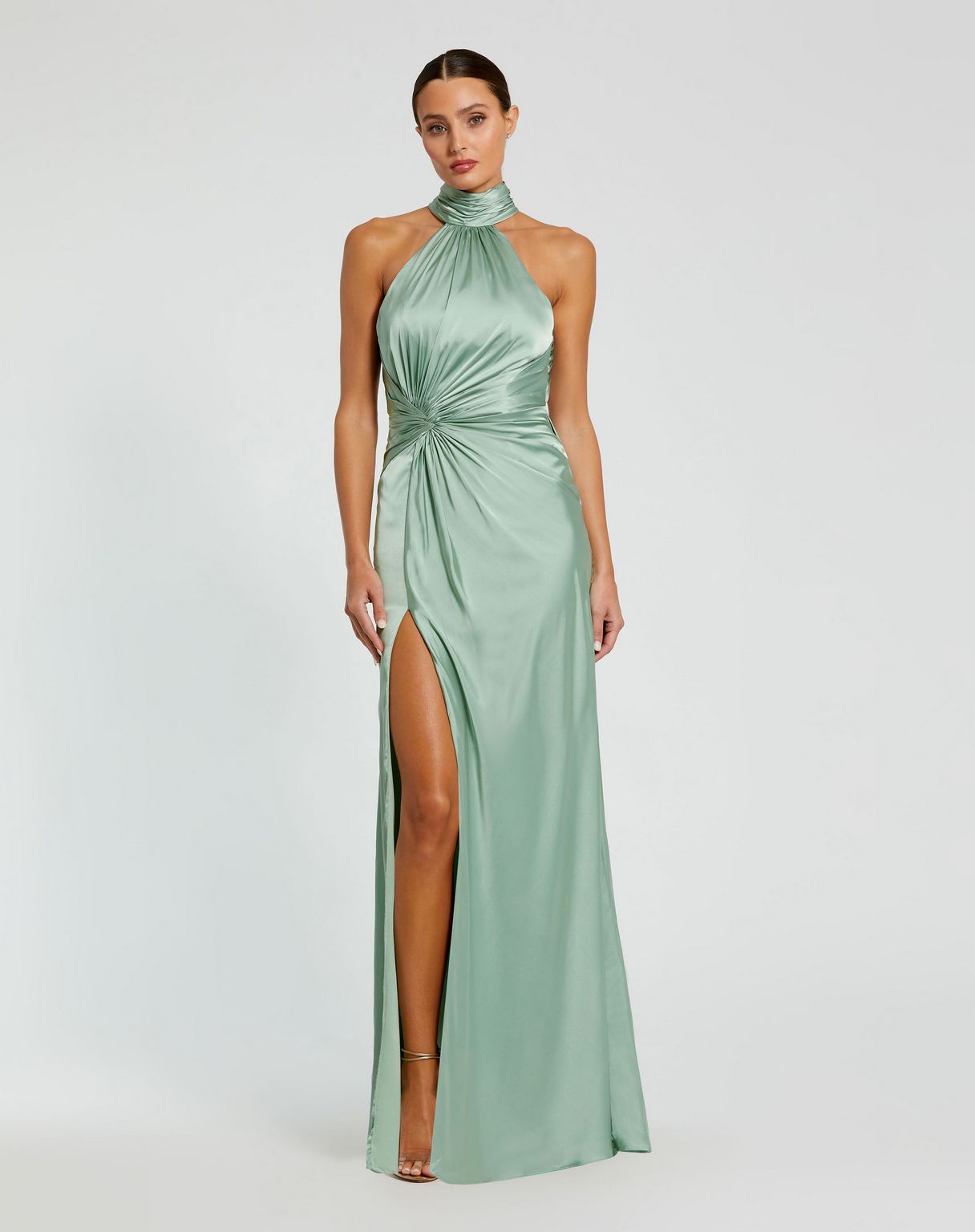 Prom Formal High Halter Long Dress High Halter Prom Formal Mac Duggal 11642