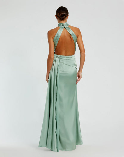 Prom Formal High Halter Long Dress High Halter Prom Formal Mac Duggal 11642