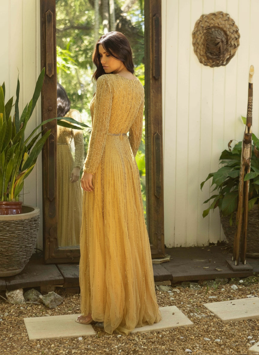 Primavera Couture 12010 Long Sleeve Mother of the Bride Formal Dress