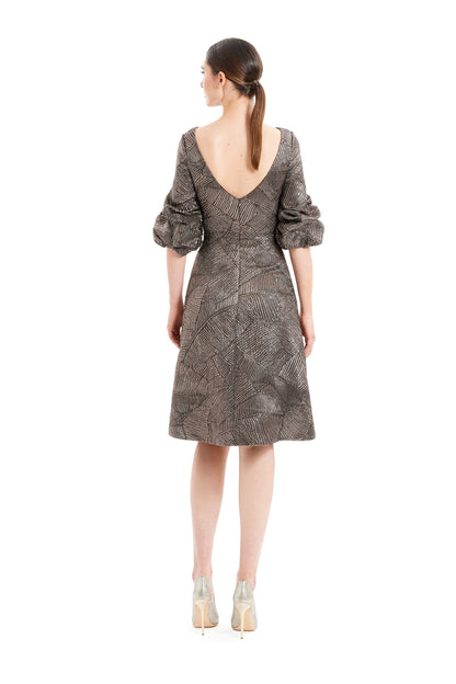 Alexander By Daymor 1654F22 Short Beaded A Line Knee Length Cocktail Dress