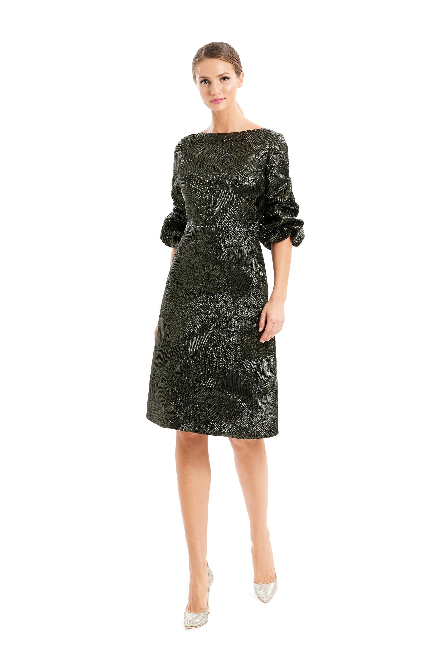 Alexander By Daymor 1654F22 Short Beaded A Line Knee Length Cocktail Dress