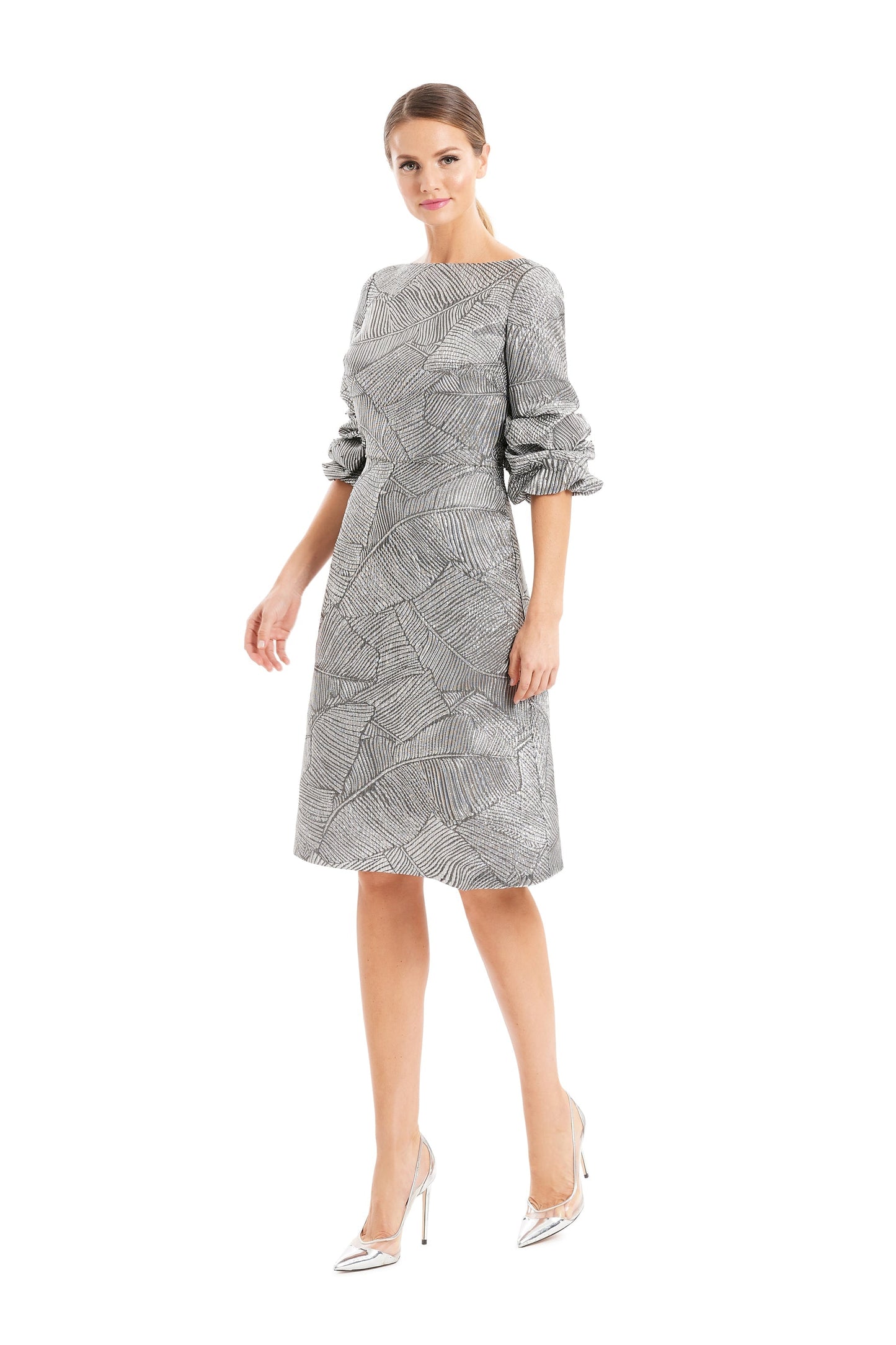 Alexander By Daymor 1654F22 Short Beaded A Line Knee Length Cocktail Dress