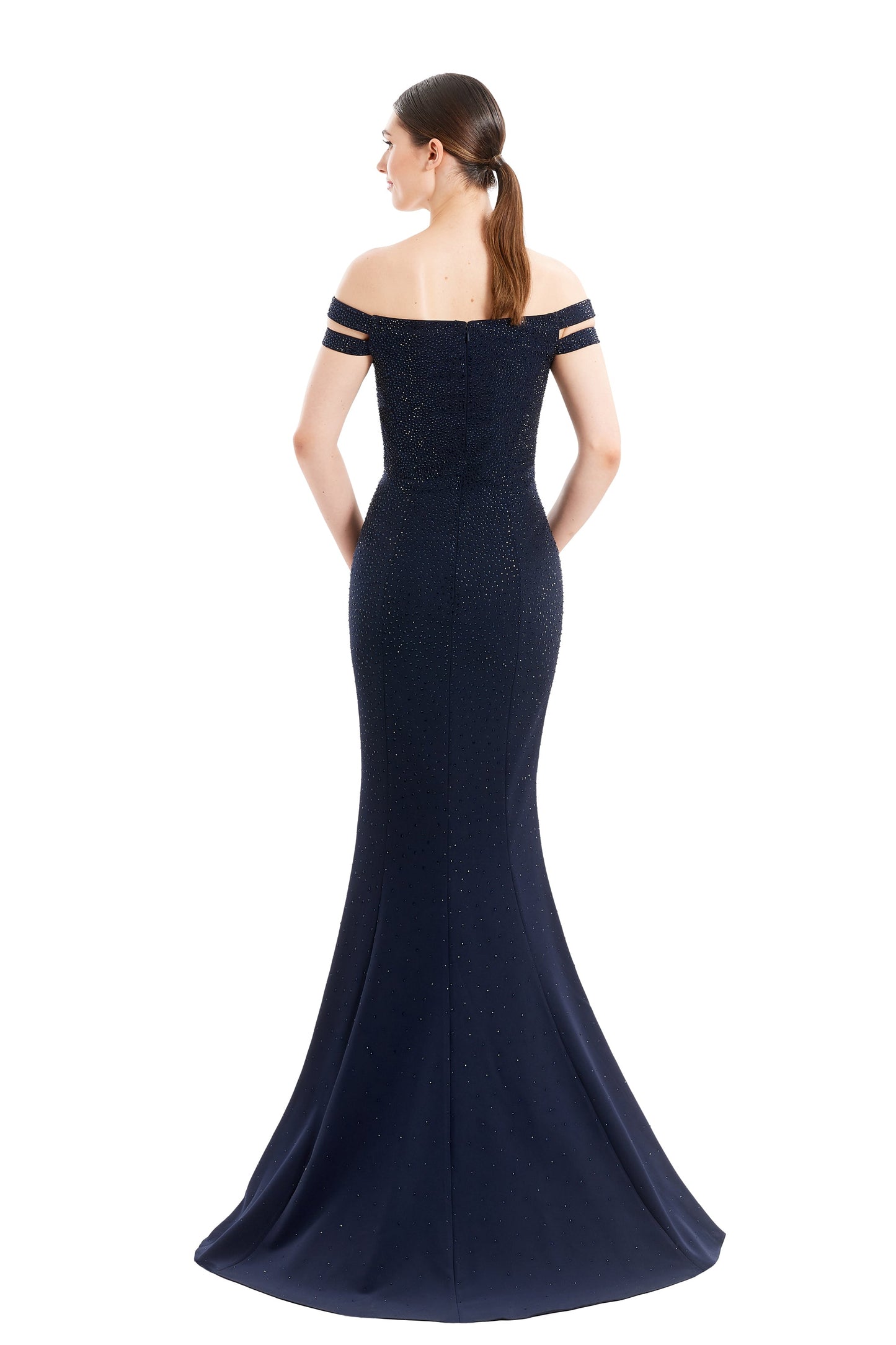 Alexander By Daymor1679F22 Mermaid Long Formal Beaded Evening Dress