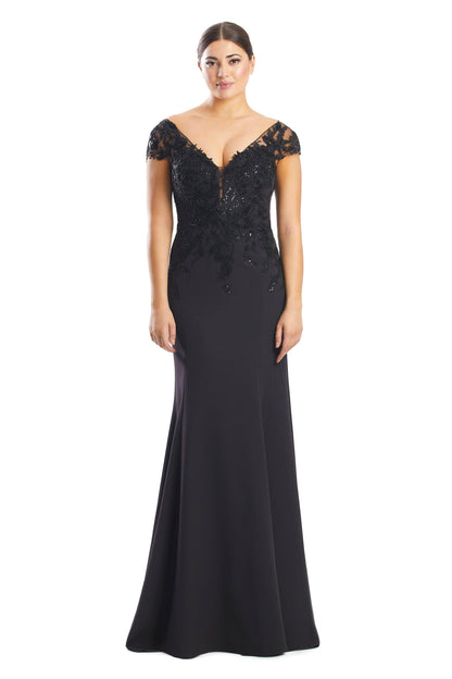Alexander by Daymor 1752S23 Long Formal Mother of the Bride Lace Dress