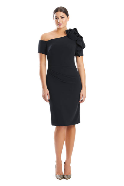 Alexander by Daymor 1762SHORTS23 Short Fitted Knee Length Cocktail Dress