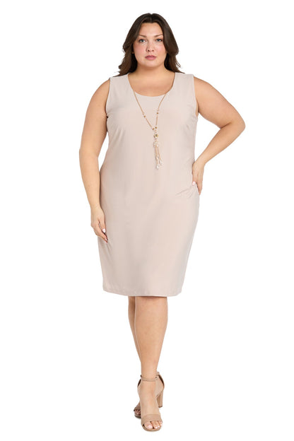 Plus Size Short Jacket Dress Mother of the Bride R&M Richards 1827W