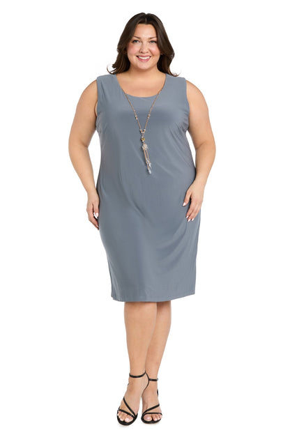 Plus Size Short Jacket Dress Mother of the Bride R&M Richards 1827W