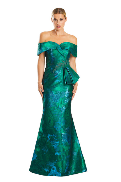 Alexander by Daymor 1852F23 Long Formal Mermaid Evening Beaded Dress