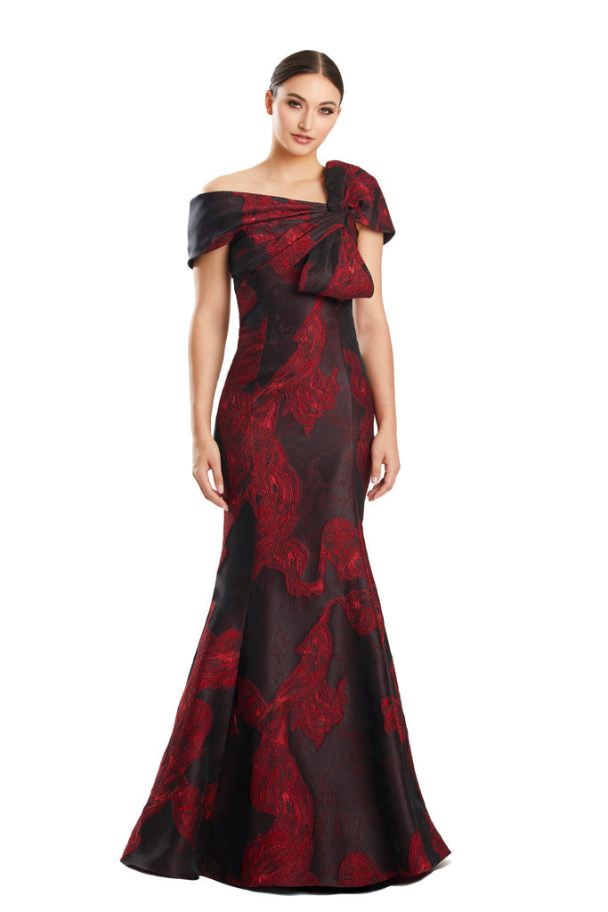 Alexander by Daymor 1864F23 Printed Lng Mermaid Formal Evening Dress