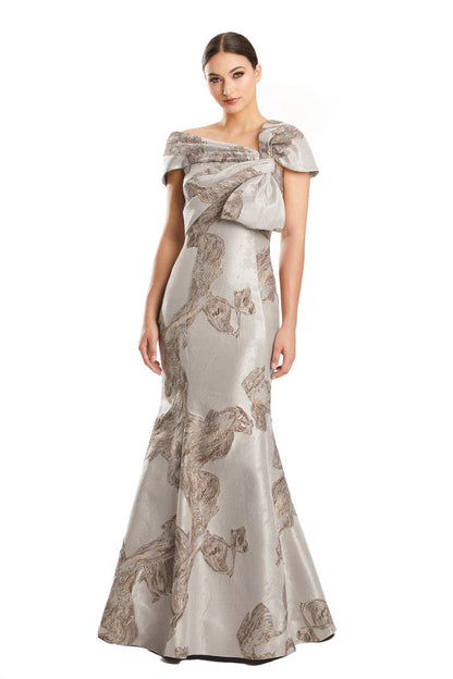 Alexander by Daymor 1864F23 Printed Lng Mermaid Formal Evening Dress