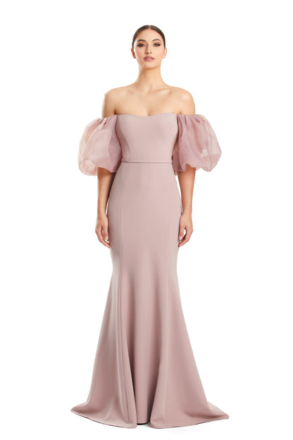 Alexander by Daymor 1870F23 Beaded Long Formal Fitted Evening Dress