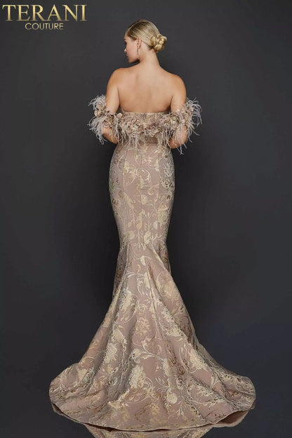 Terani Couture 1921E0136 Long Formal Prom Dress