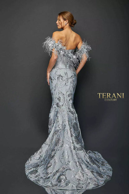 Terani Couture 1921E0136 Long Formal Prom Dress