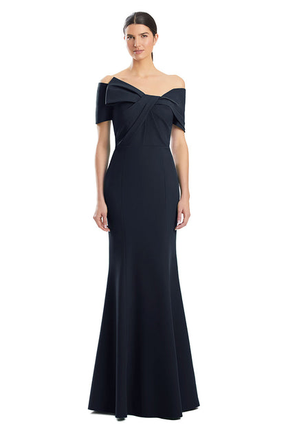 Alexander by Daymor 1954S24 Long Formal Beaded Button Evening Dress