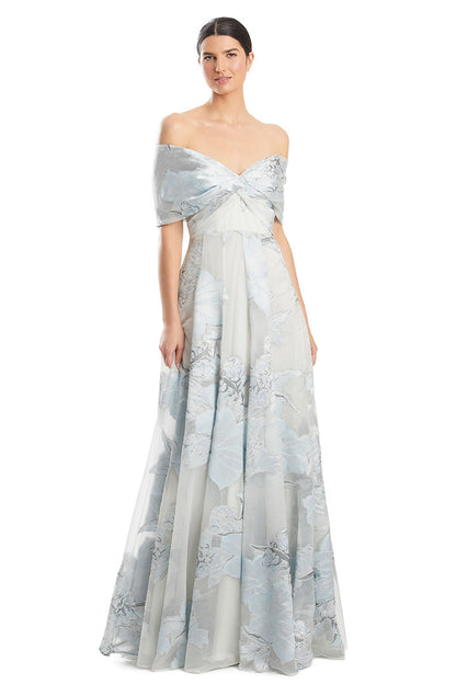 Alexander by Daymor 1959S24 Long Formal Floral Print Ball Gown Prom Dress