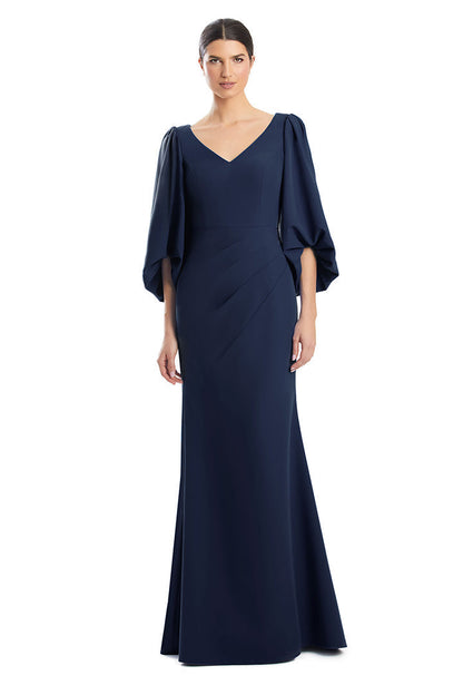 Alexander by Daymor 1974S24 Long Mother of the Bride Pleated Formal Dress