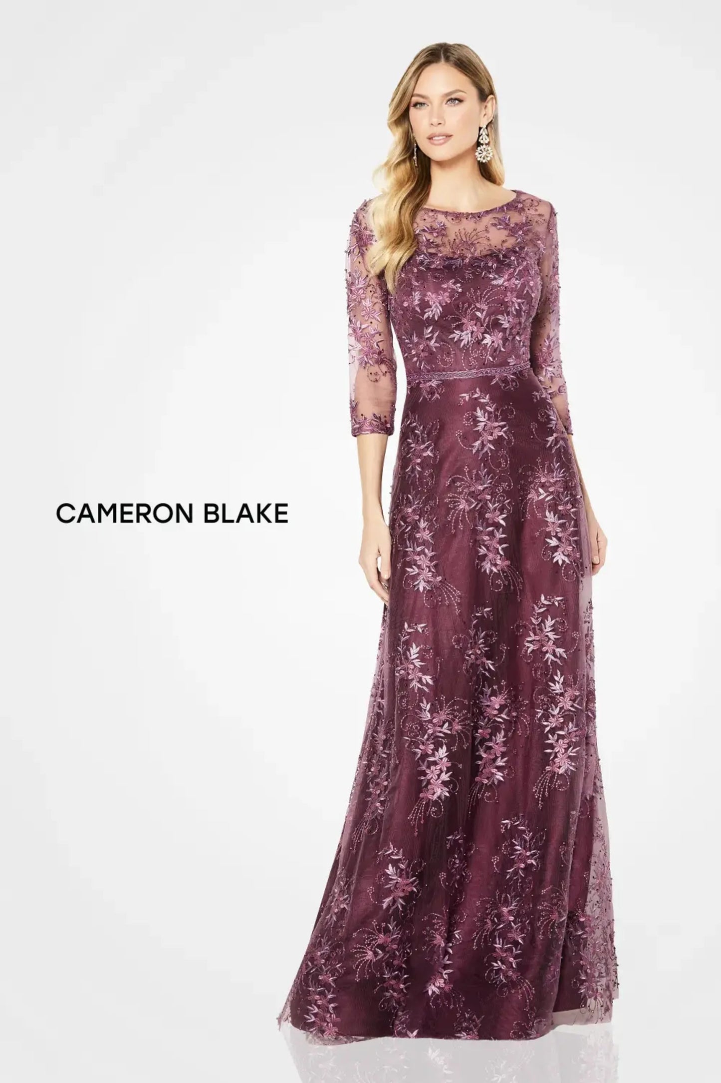 Cameron Blake 118682 Formal Long Mother of the Bride A Line Dress