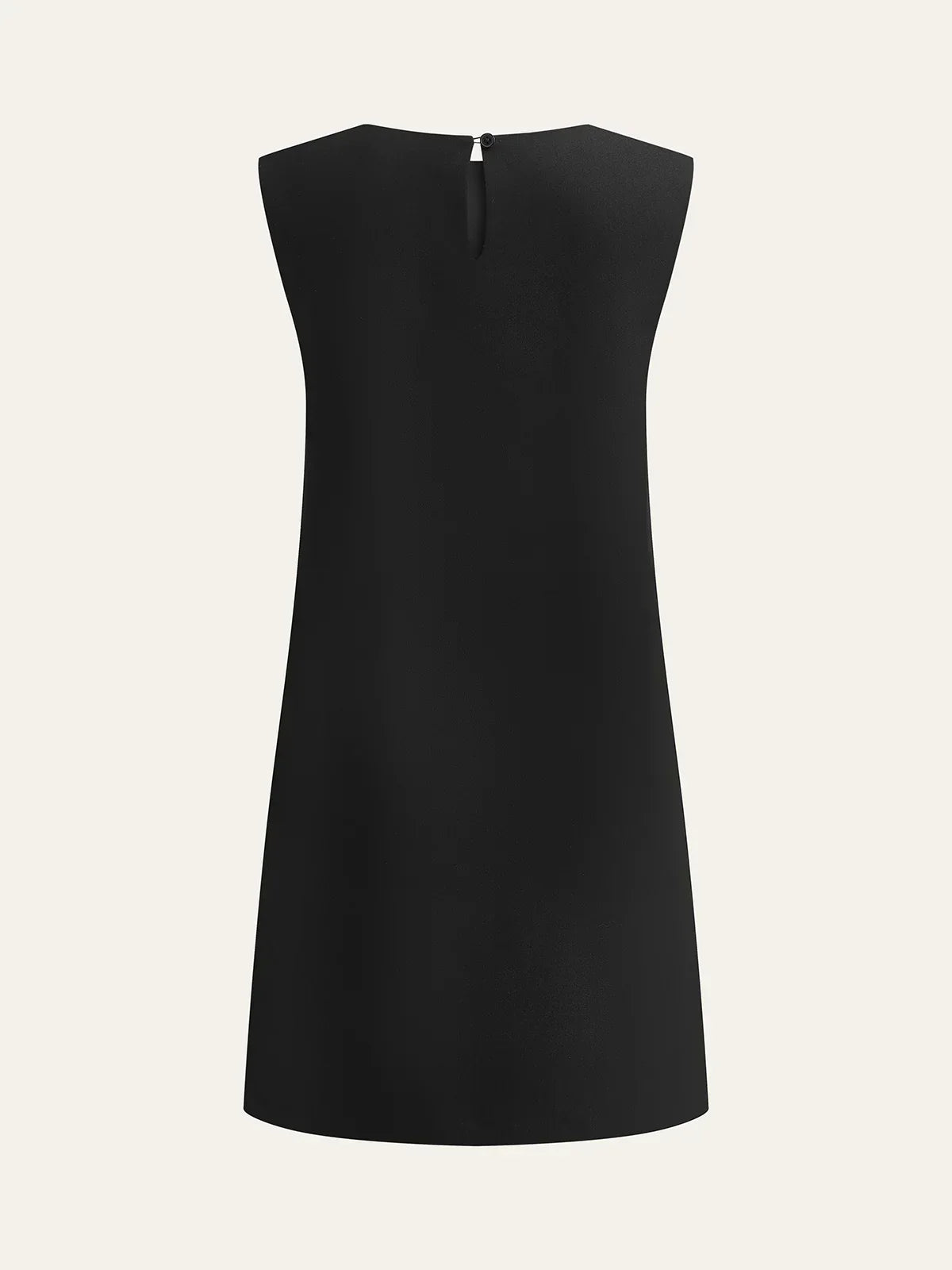 Metal Decor Sleeveless Mini Dress