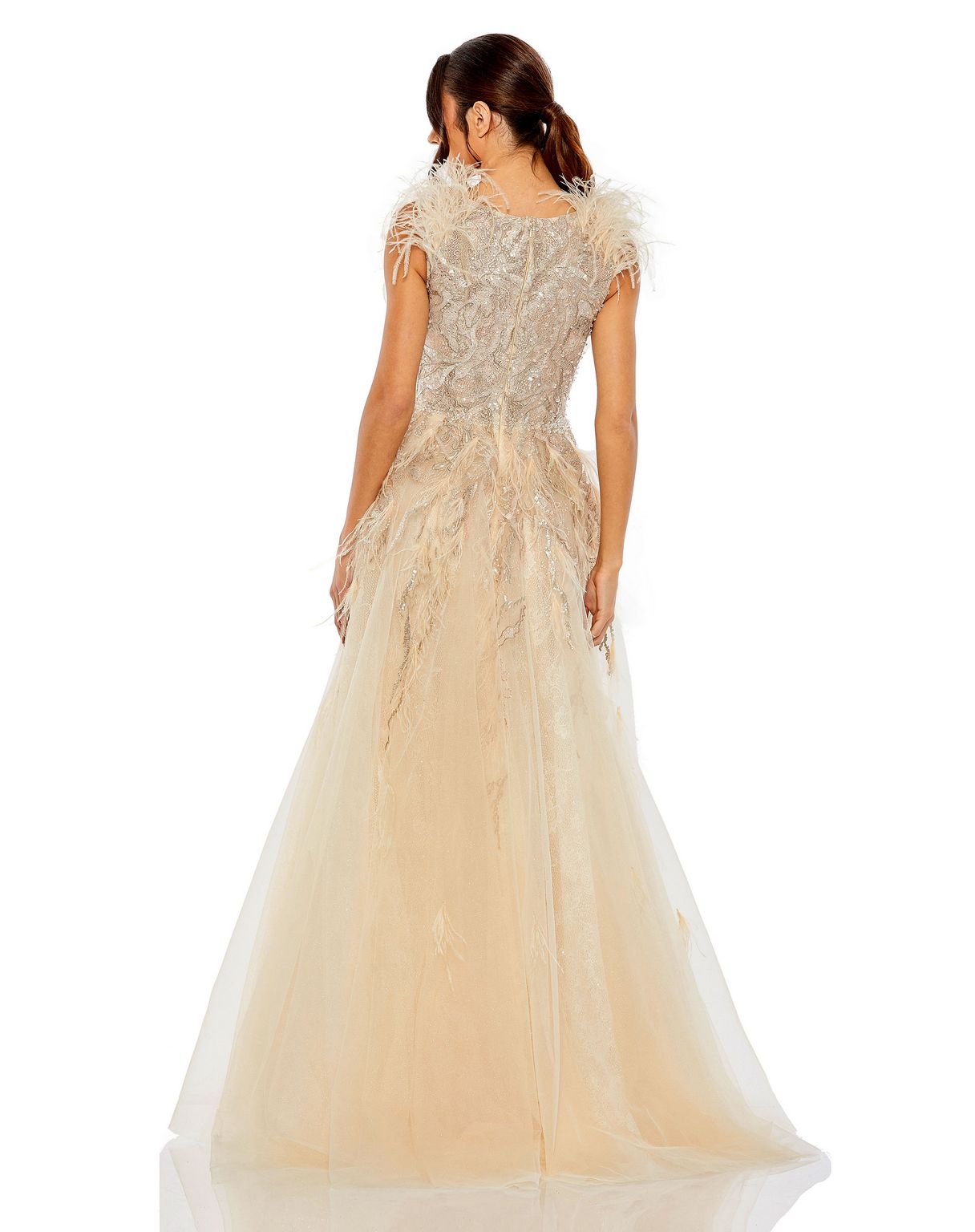 Long Sleeveless Formal Evening Gown Sleeveless Detail Mac Duggal 20259